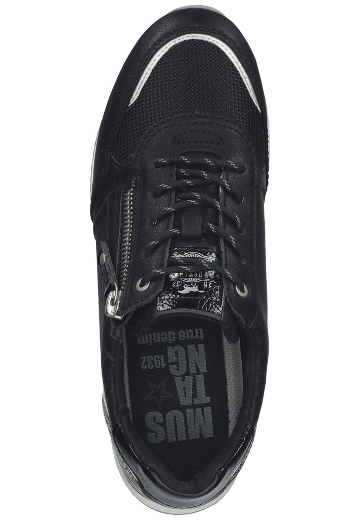 Mustang Sneaker Lederimitat Schwarz