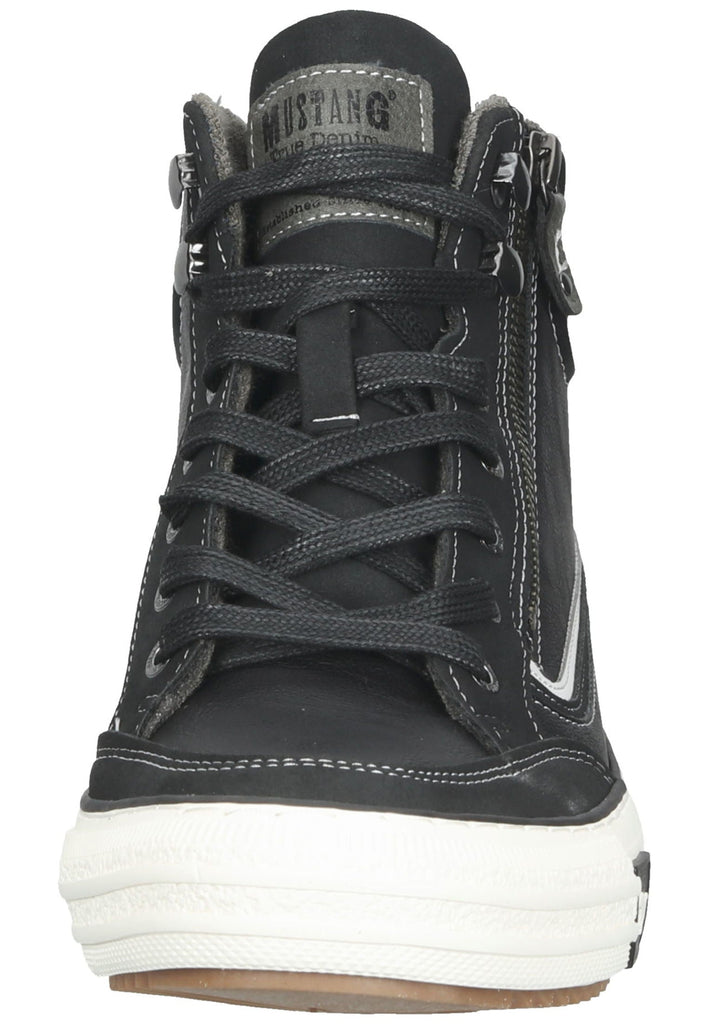Mustang Sneaker Lederimitat Schwarz