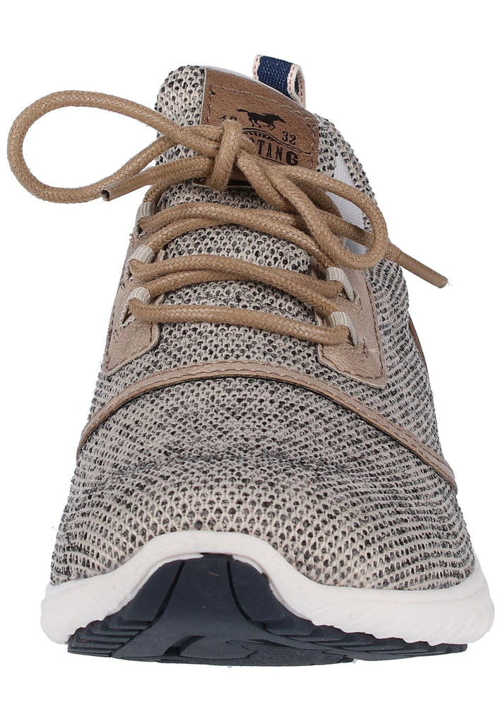 Mustang Sneaker Lederimitat/Textil Beige