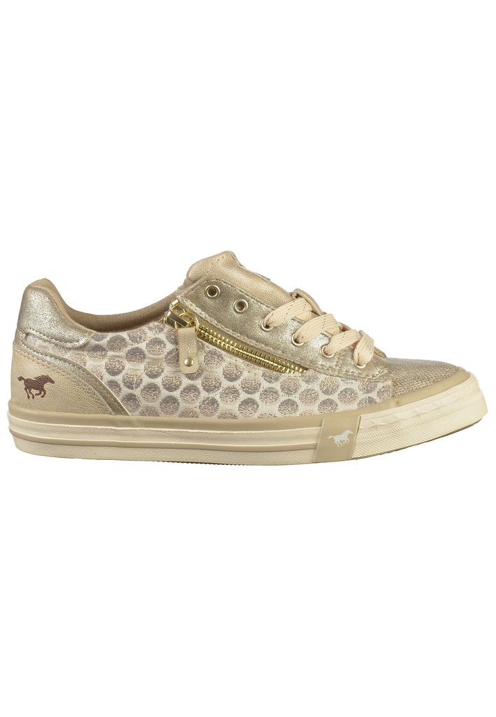 Mustang Sneaker Lederimitat/Textil Beige