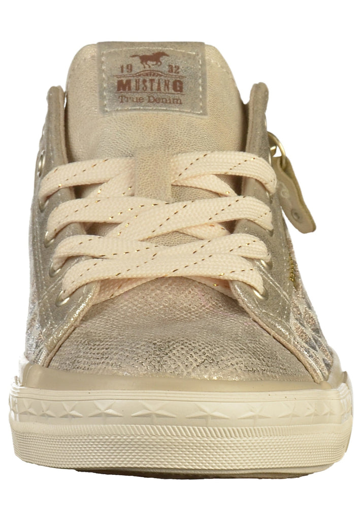Mustang Sneaker Lederimitat/Textil Beige
