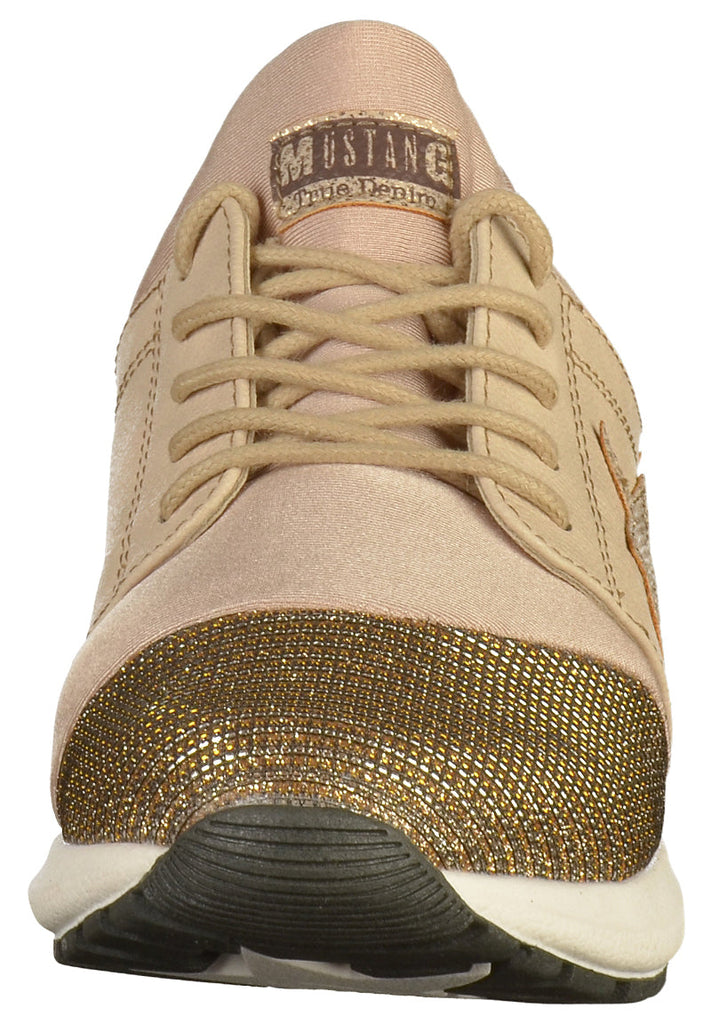 Mustang Sneaker Lederimitat/Textil Beige