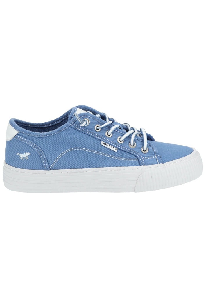 Mustang Sneaker Lederimitat/Textil Blau
