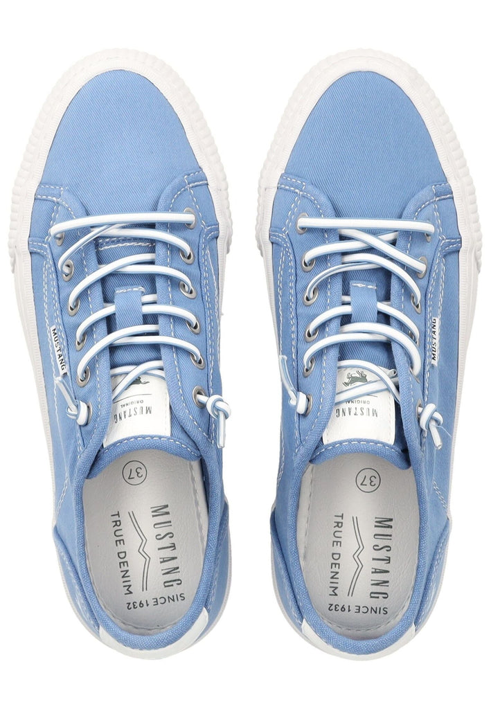 Mustang Sneaker Lederimitat/Textil Blau