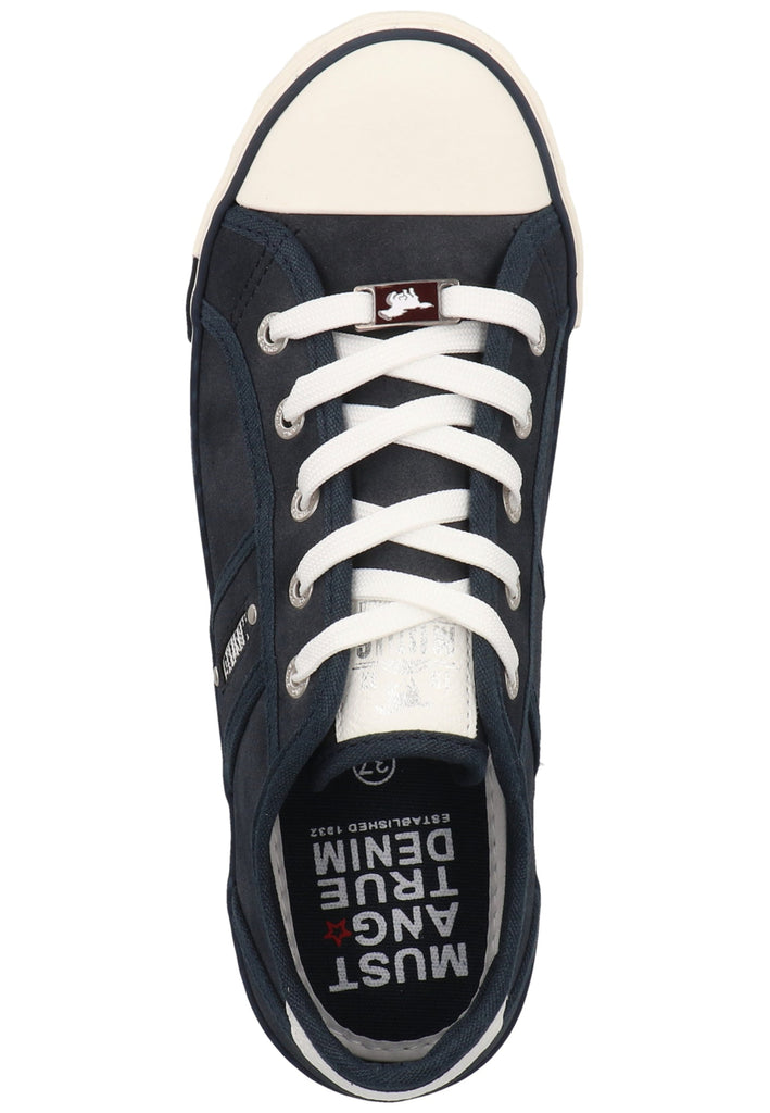 Mustang Sneaker Lederimitat/Textil Blau