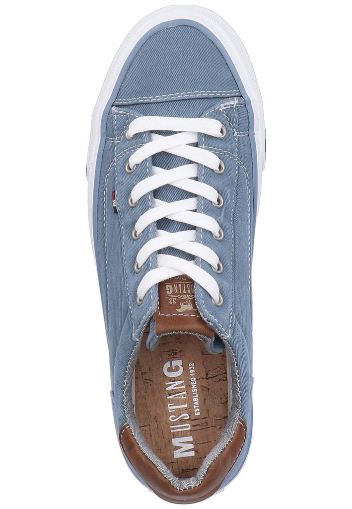 Mustang Sneaker Lederimitat/Textil Blau