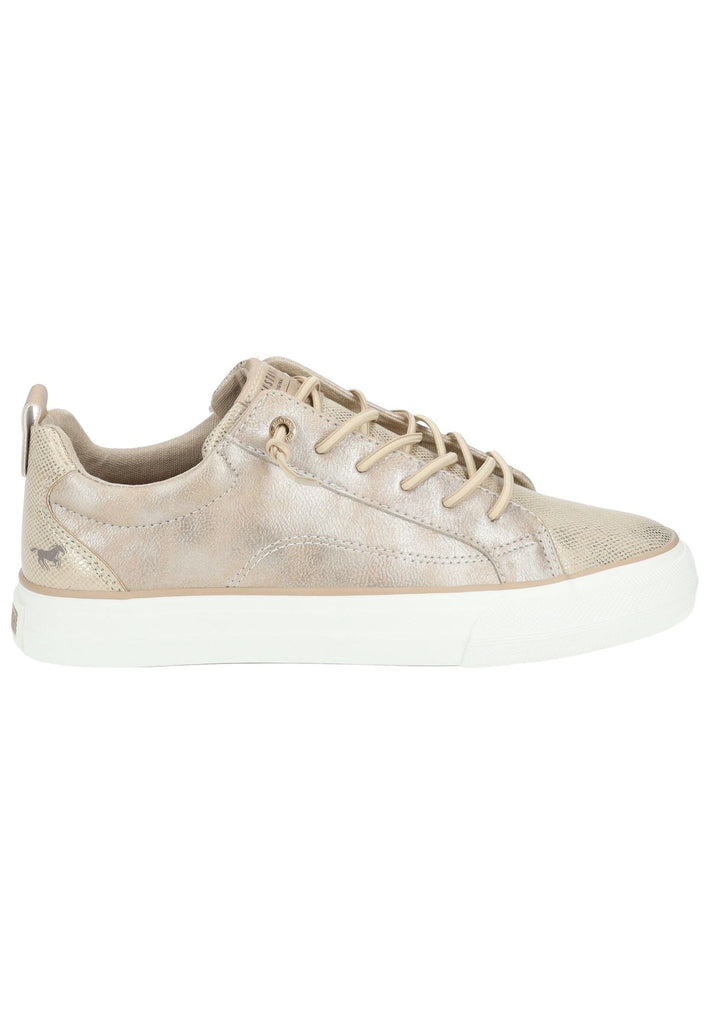 Mustang Sneaker Lederimitat/Textil Champagner