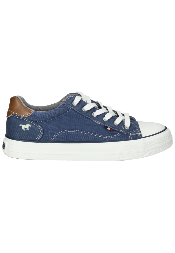 Mustang Sneaker Lederimitat/Textil Dunkelblau