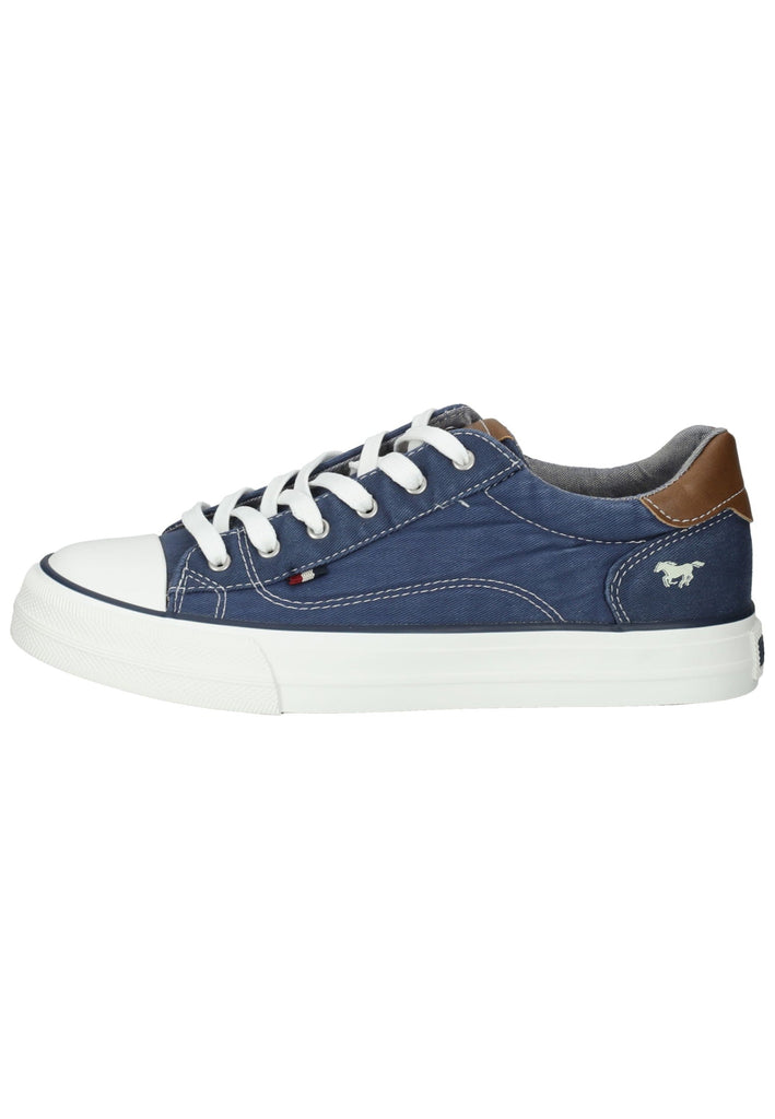 Mustang Sneaker Lederimitat/Textil Dunkelblau