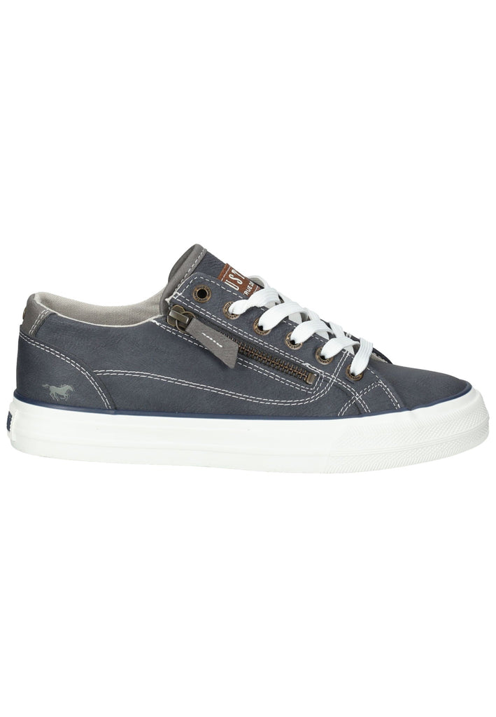 Mustang Sneaker Lederimitat/Textil Dunkelblau