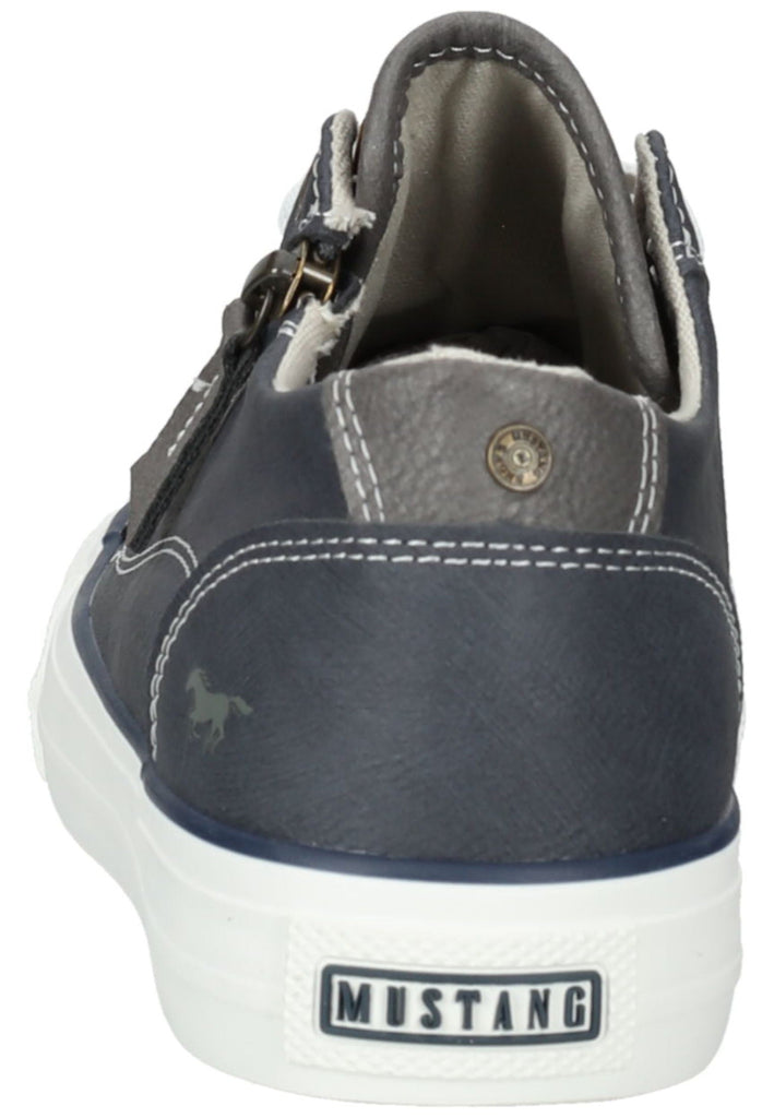 Mustang Sneaker Lederimitat/Textil Dunkelblau