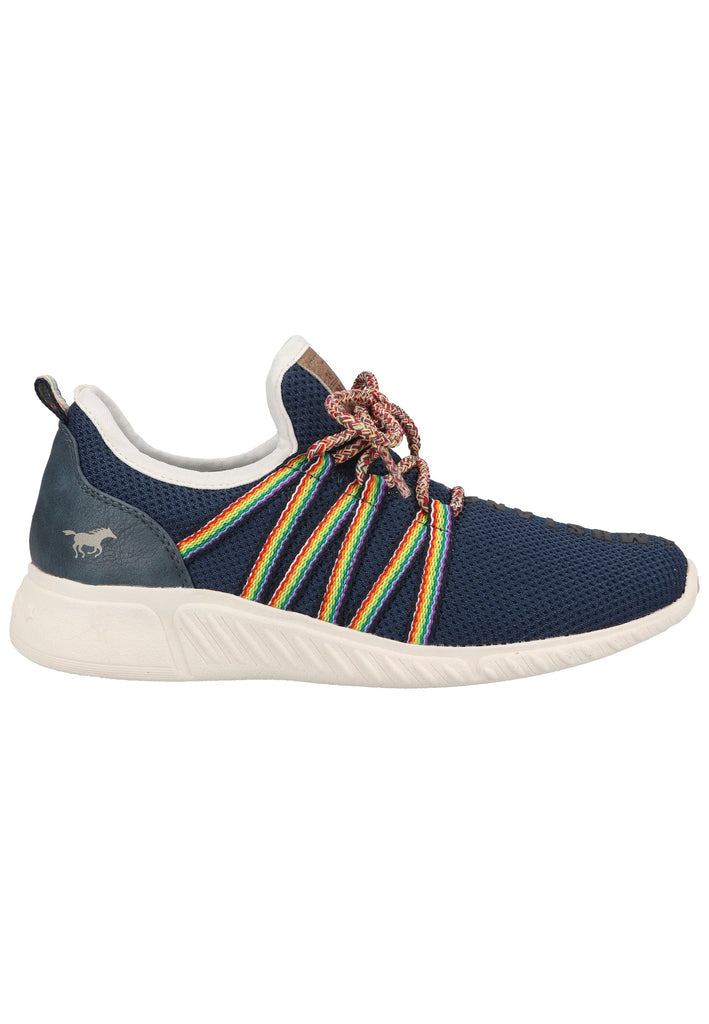 Mustang Sneaker Lederimitat/Textil Dunkelblau