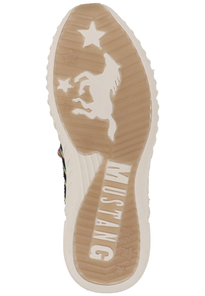 Mustang Sneaker Lederimitat/Textil Dunkelblau