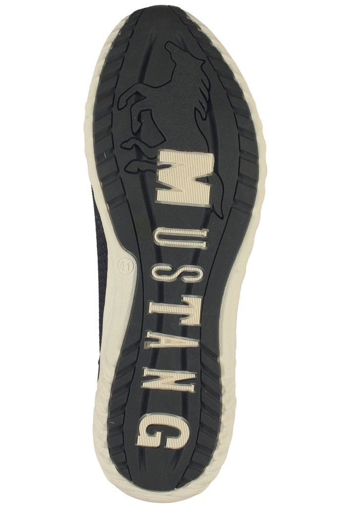 Mustang Sneaker Lederimitat/Textil Dunkelgrau