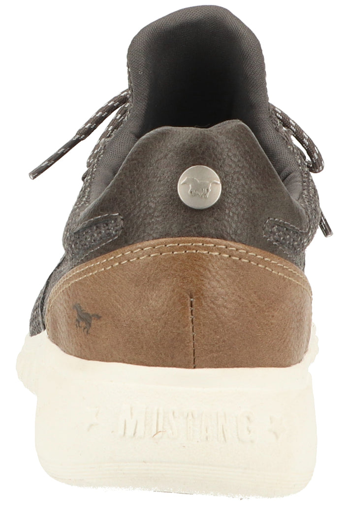Mustang Sneaker Lederimitat/Textil Dunkelgrau