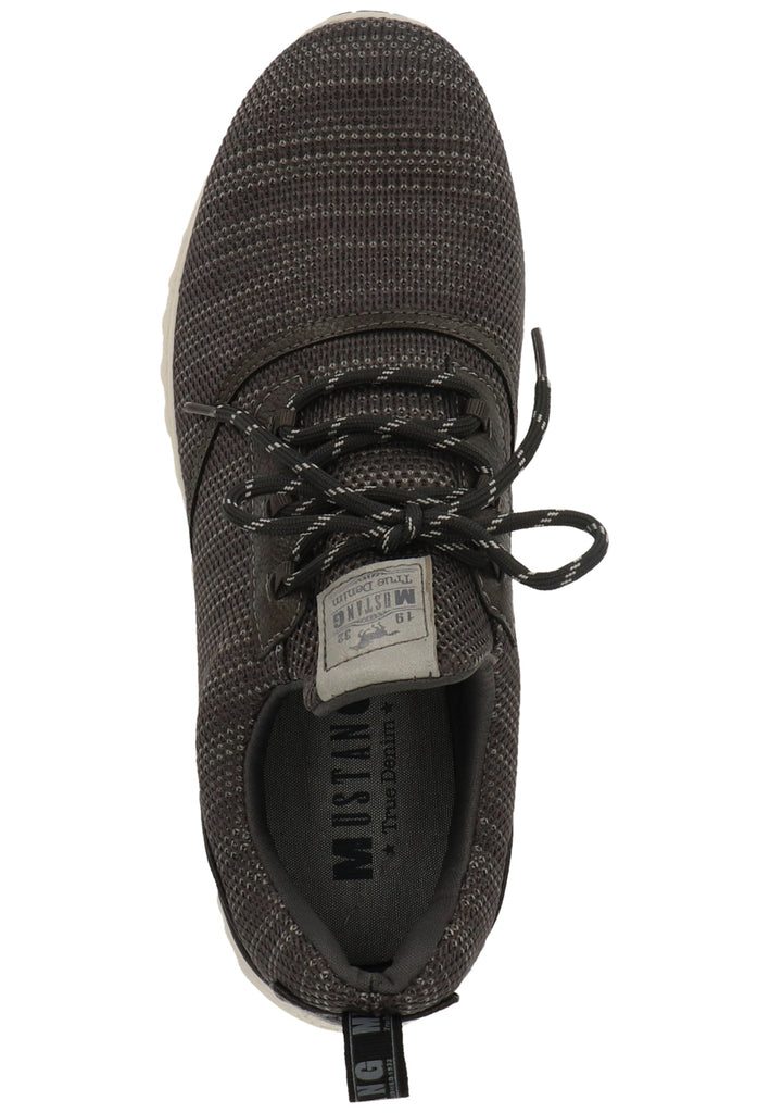 Mustang Sneaker Lederimitat/Textil Dunkelgrau