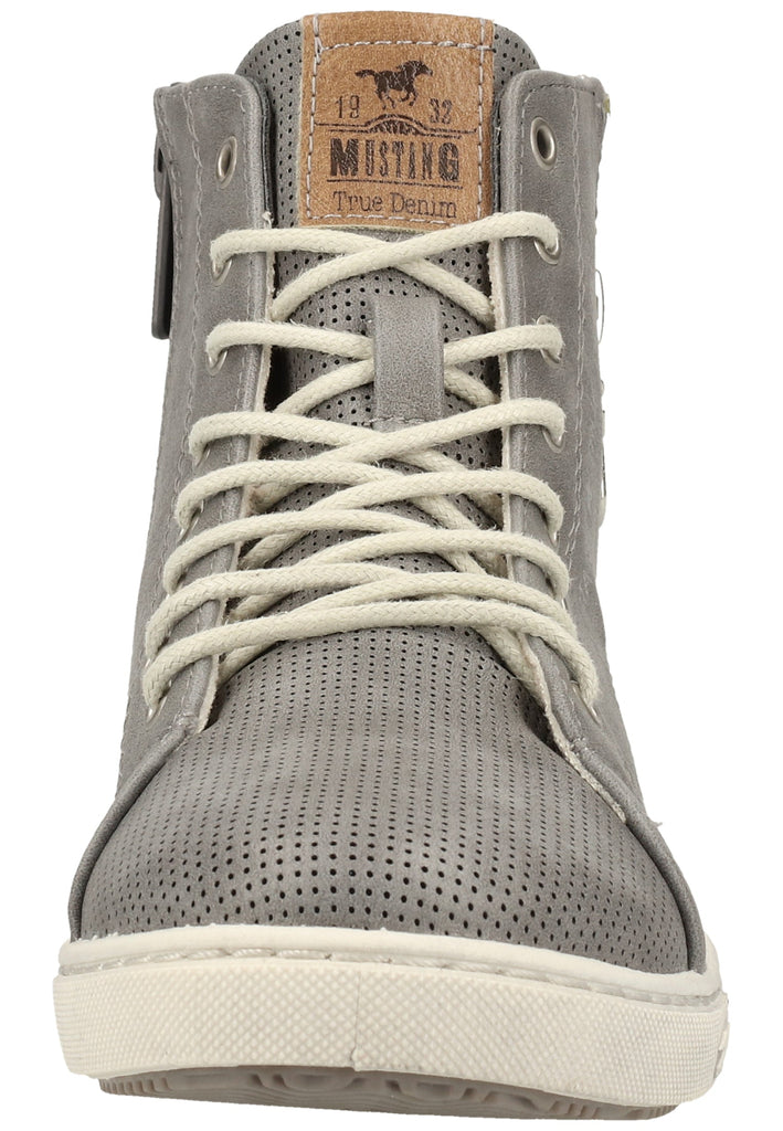Mustang Sneaker Lederimitat/Textil Grau