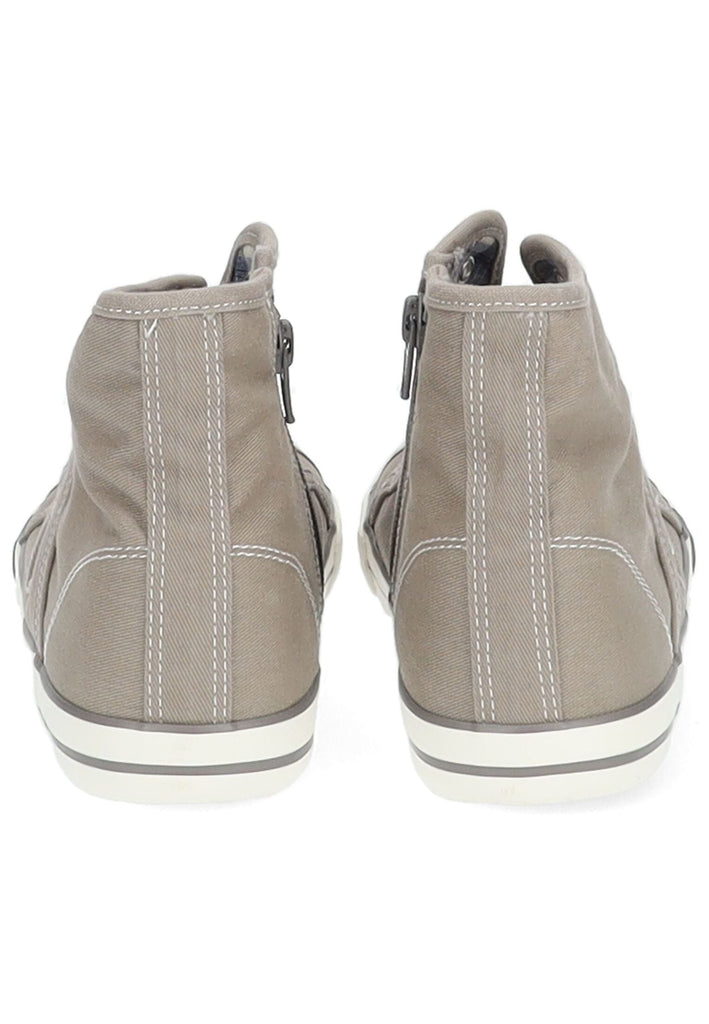 Mustang Sneaker Lederimitat/Textil Grau/Silber