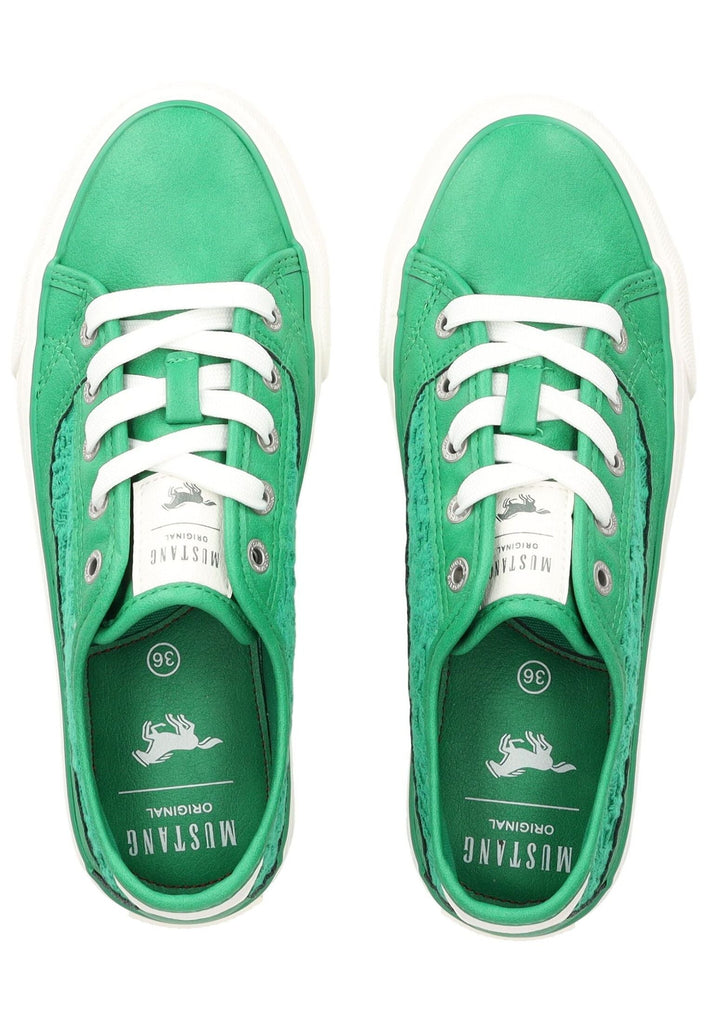 Mustang Sneaker Lederimitat/Textil Grün