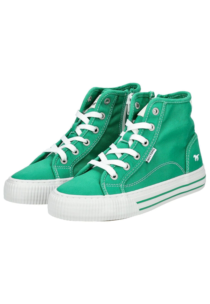 Mustang Sneaker Lederimitat/Textil Grün