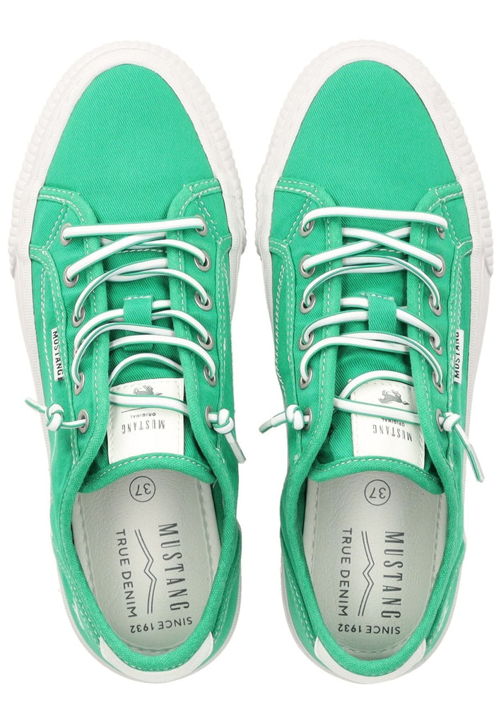 Mustang Sneaker Lederimitat/Textil Grün