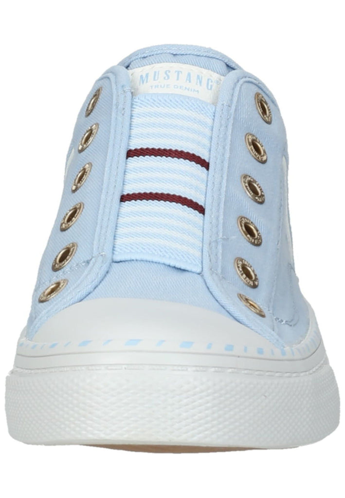 Mustang Sneaker Lederimitat/Textil Hellblau