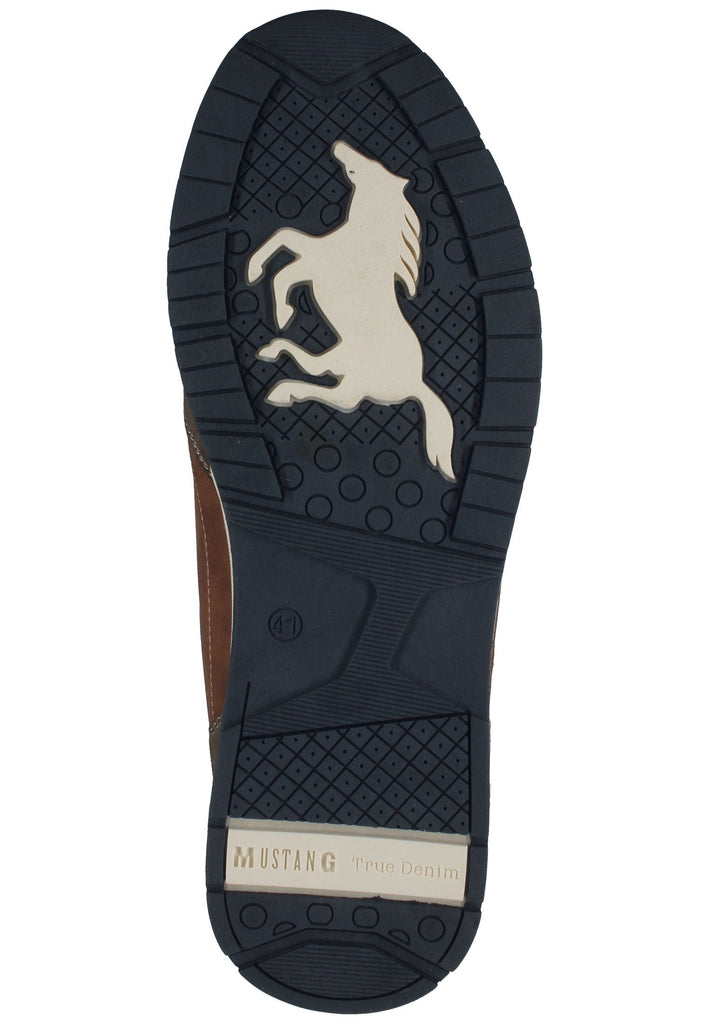 Mustang Sneaker Lederimitat/Textil Hellbraun