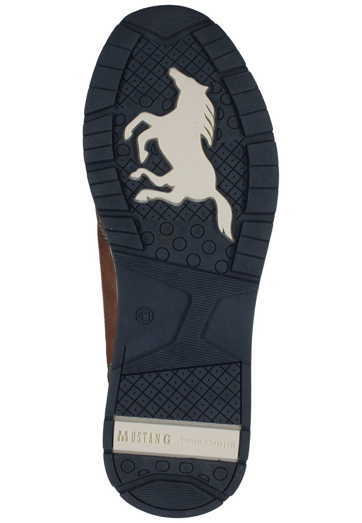 Mustang Sneaker Lederimitat/Textil Hellbraun