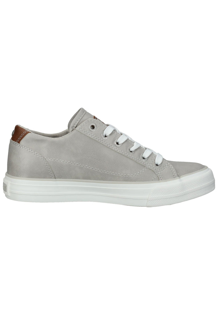 Mustang Sneaker Lederimitat/Textil Hellgrau