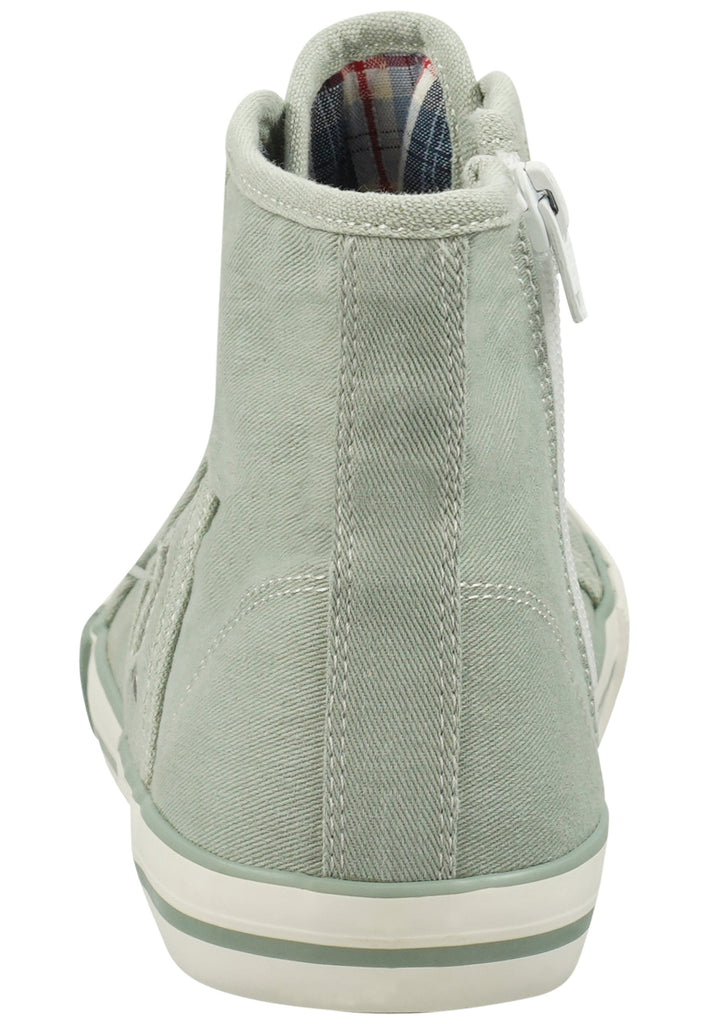 Mustang Sneaker Lederimitat/Textil Hellgrün