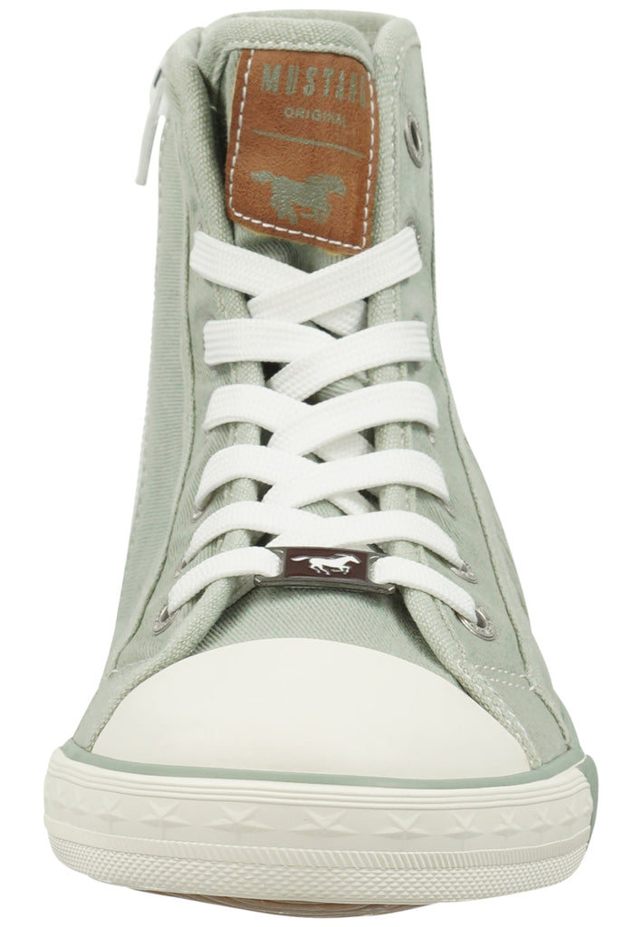 Mustang Sneaker Lederimitat/Textil Hellgrün
