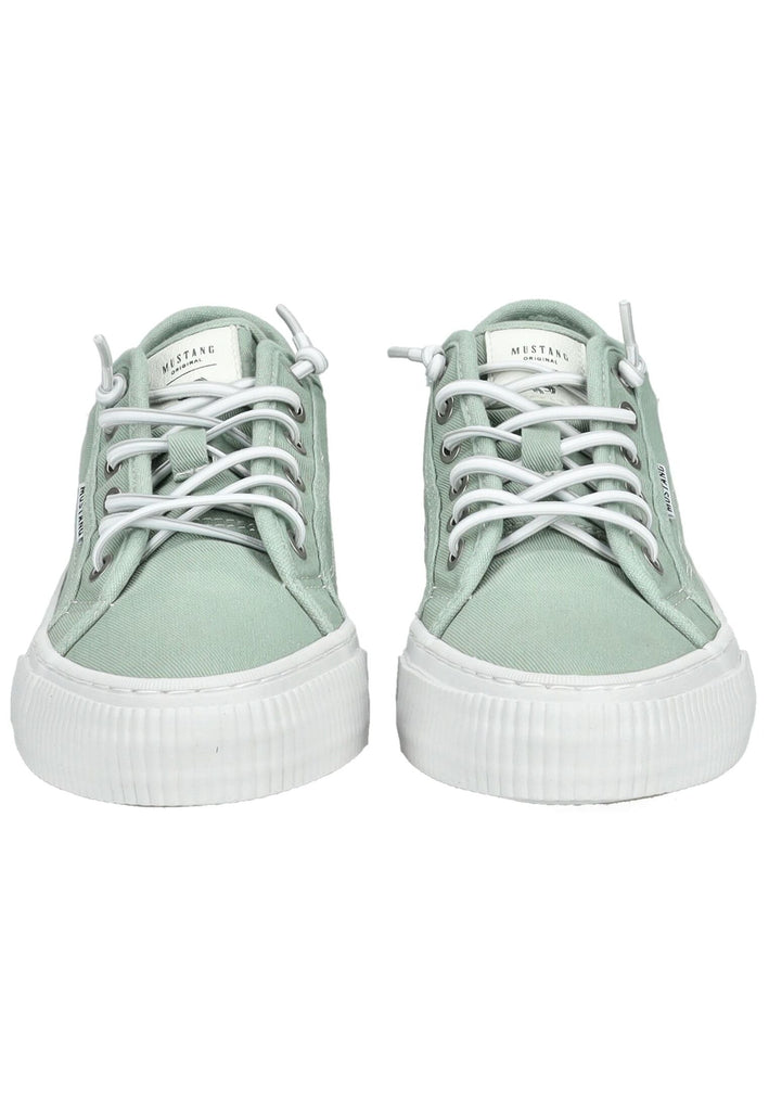 Mustang Sneaker Lederimitat/Textil Hellgrün