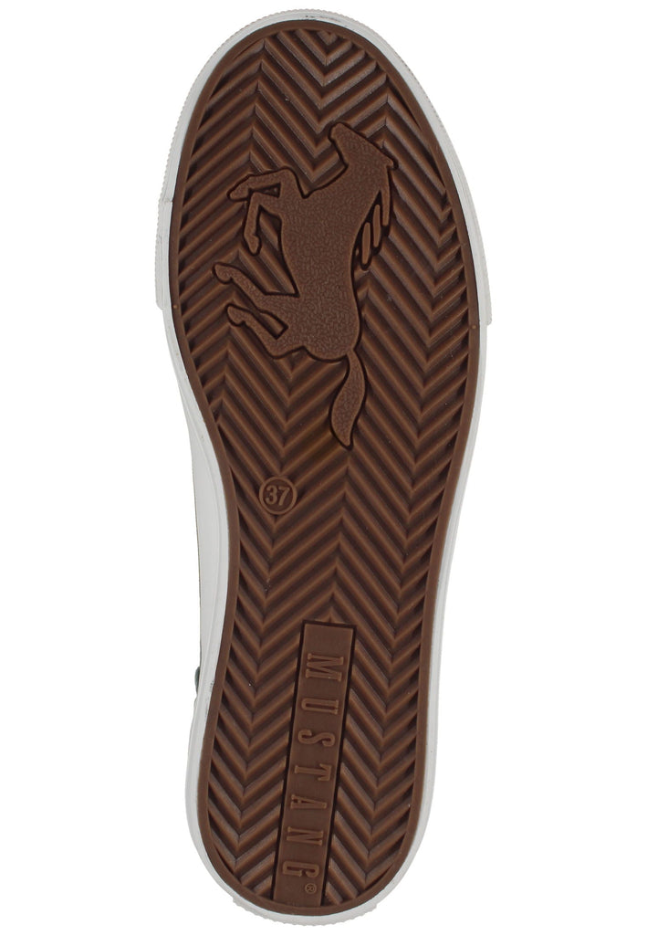 Mustang Sneaker Lederimitat/Textil Hellgrün