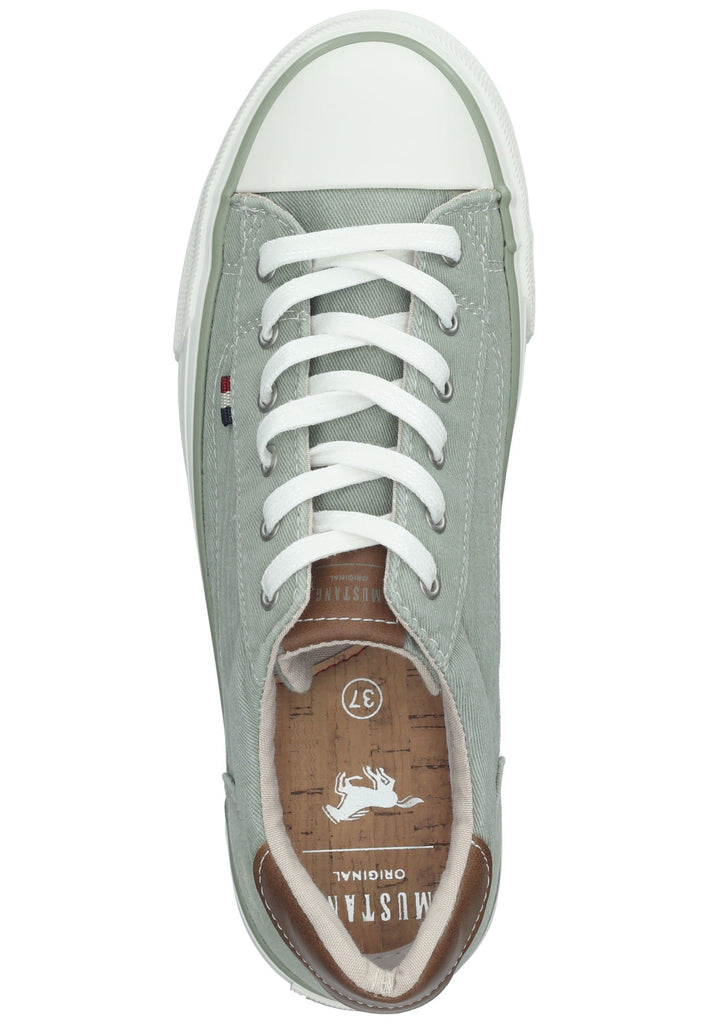 Mustang Sneaker Lederimitat/Textil Hellgrün