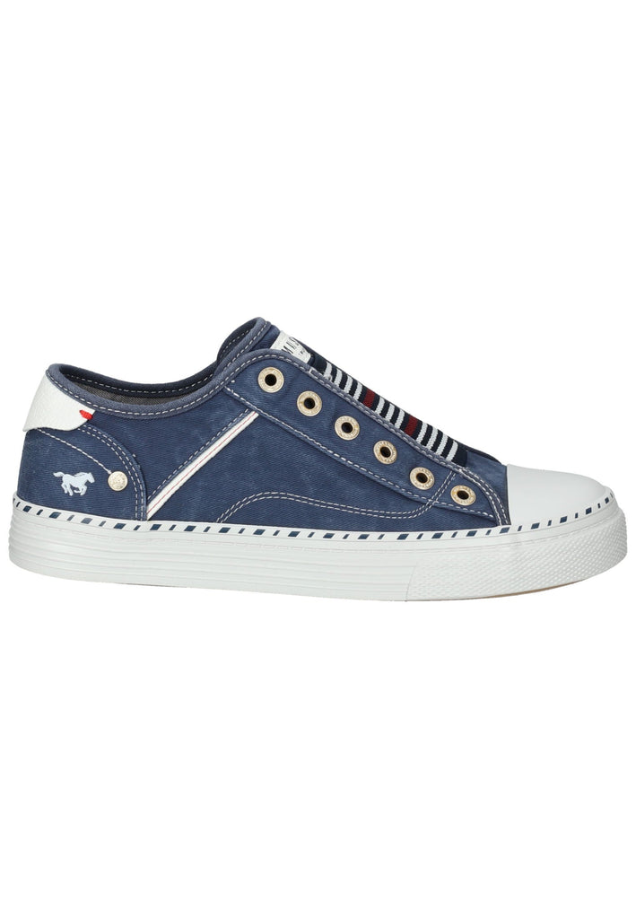 Mustang Sneaker Lederimitat/Textil Jeans