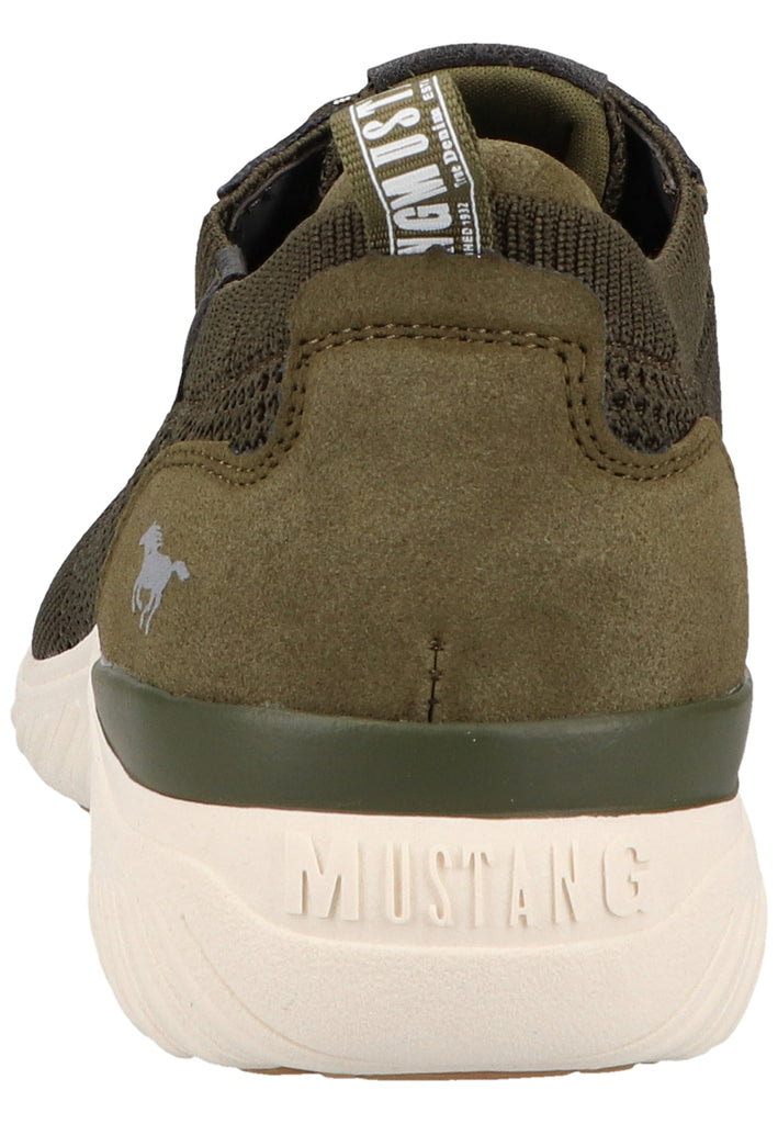 Mustang Sneaker Lederimitat/Textil Oliv