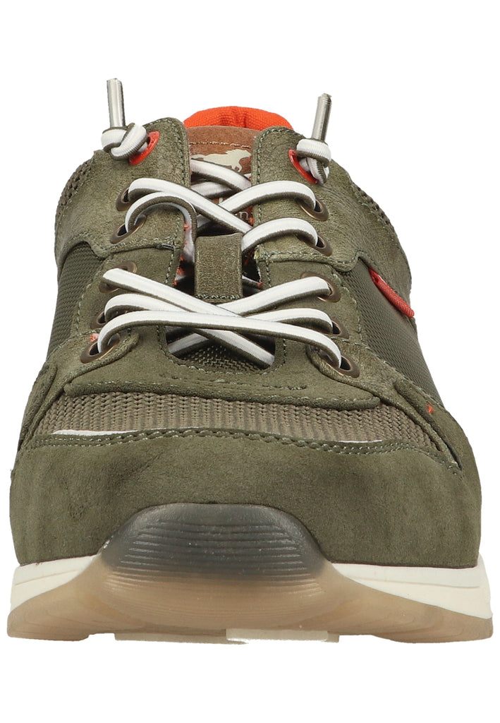 Mustang Sneaker Lederimitat/Textil Oliv