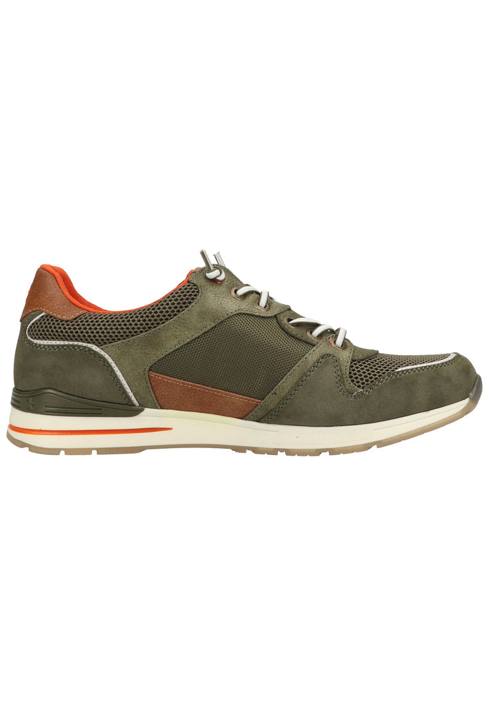 Mustang Sneaker Lederimitat/Textil Oliv