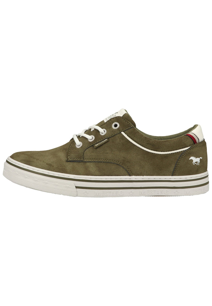Mustang Sneaker Lederimitat/Textil Oliv