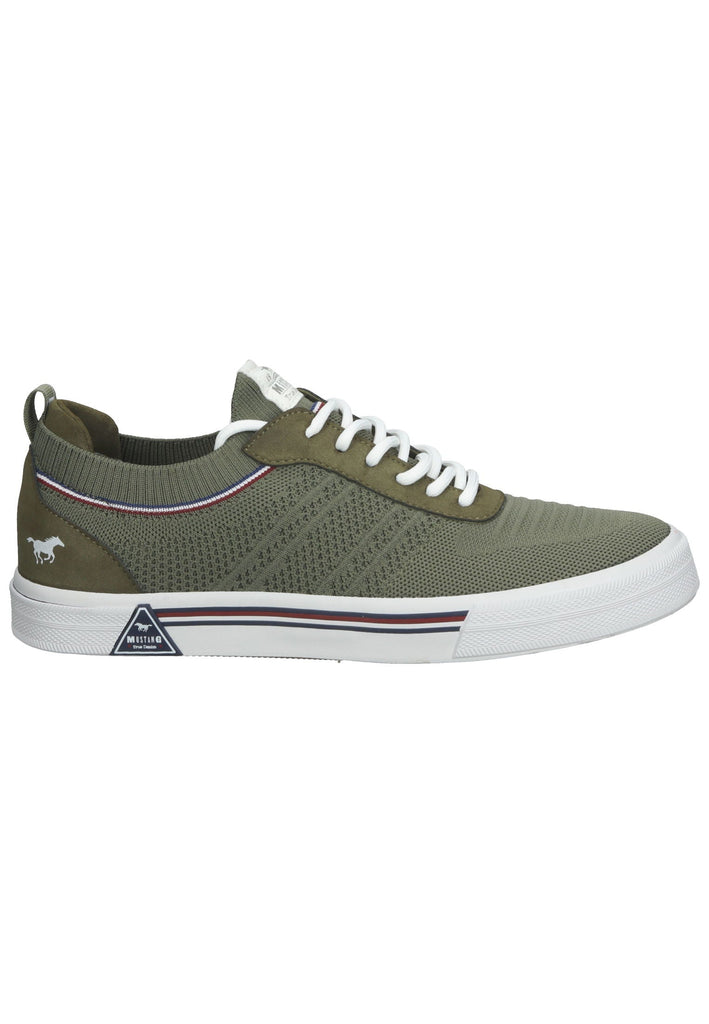 Mustang Sneaker Lederimitat/Textil Oliv