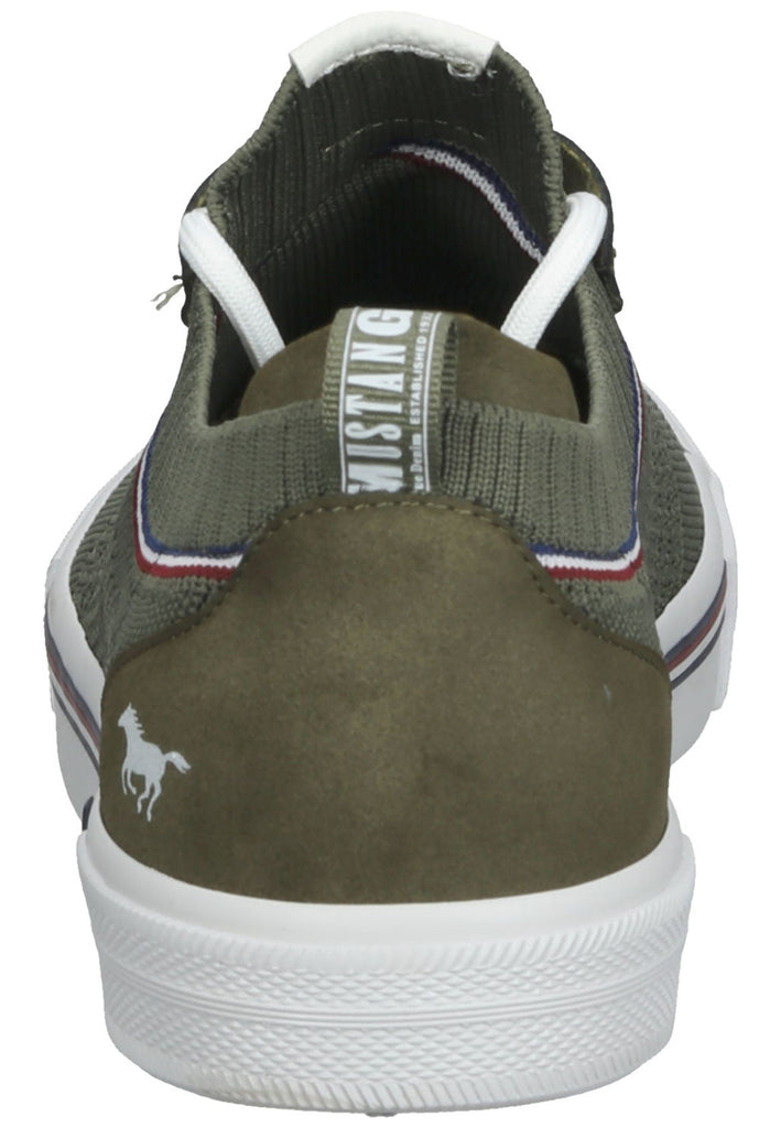Mustang Sneaker Lederimitat/Textil Oliv