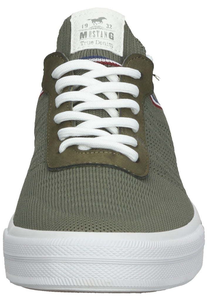 Mustang Sneaker Lederimitat/Textil Oliv