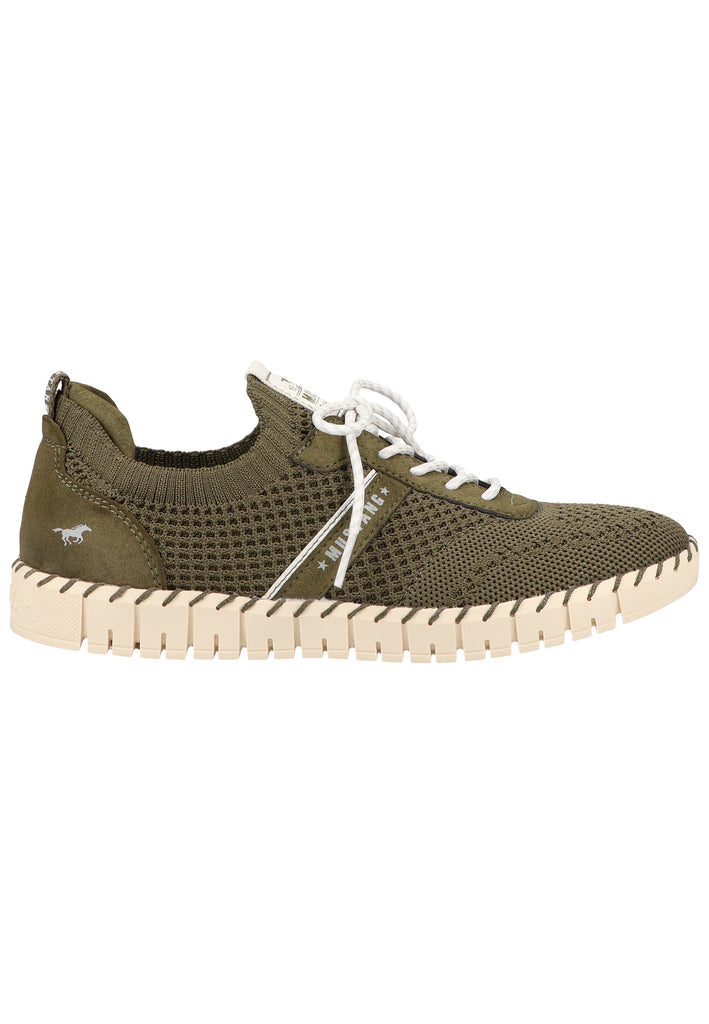 Mustang Sneaker Lederimitat/Textil Olive