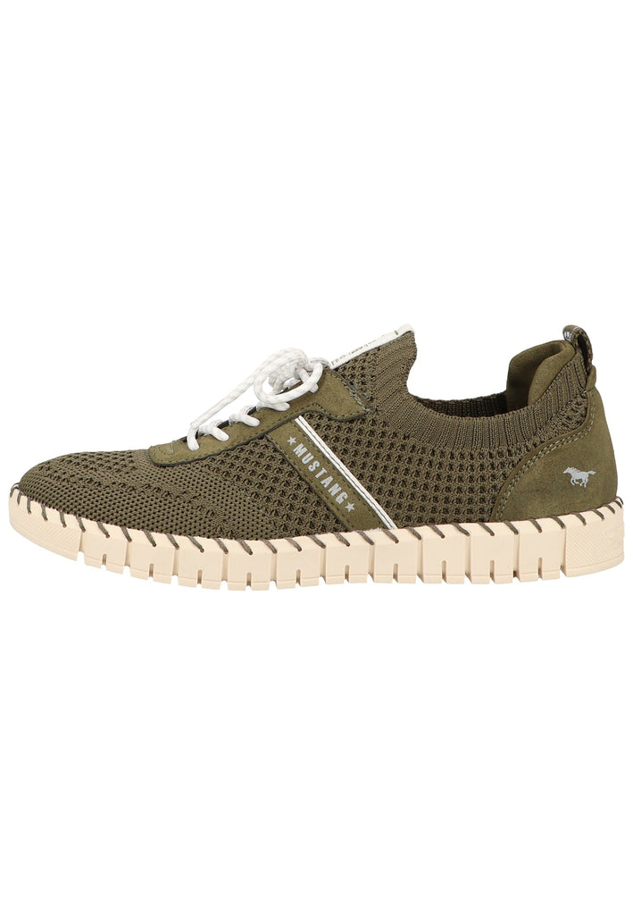 Mustang Sneaker Lederimitat/Textil Olive