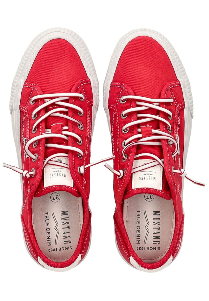 Mustang Sneaker Lederimitat/Textil Rot