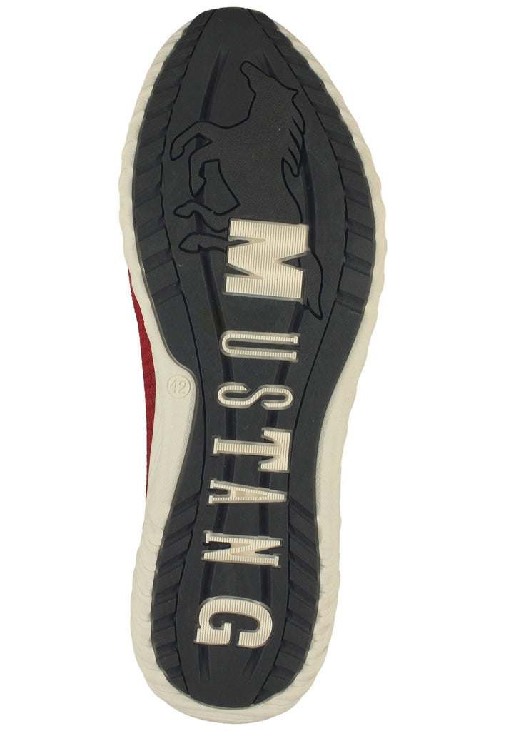 Mustang Sneaker Lederimitat/Textil Rot