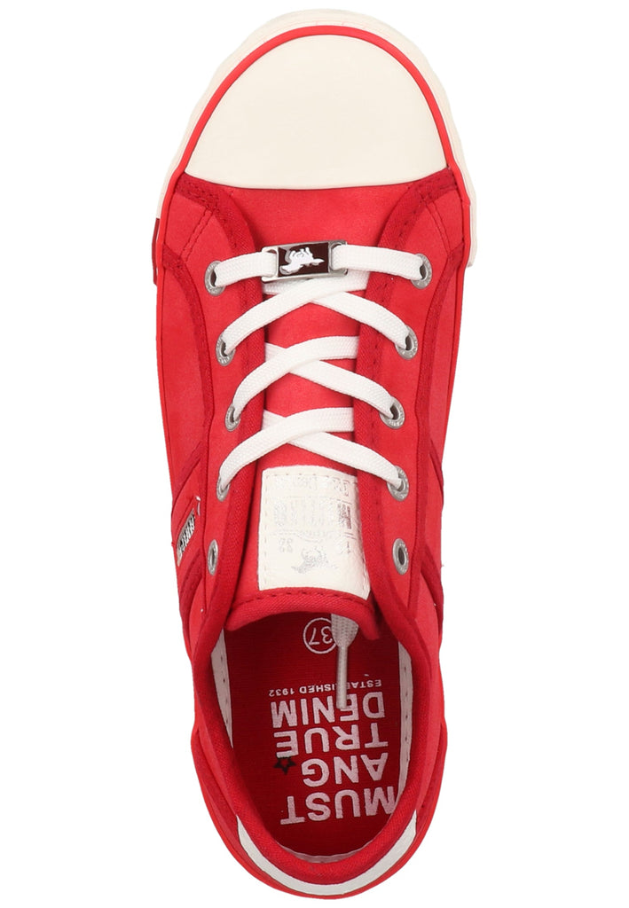 Mustang Sneaker Lederimitat/Textil Rot