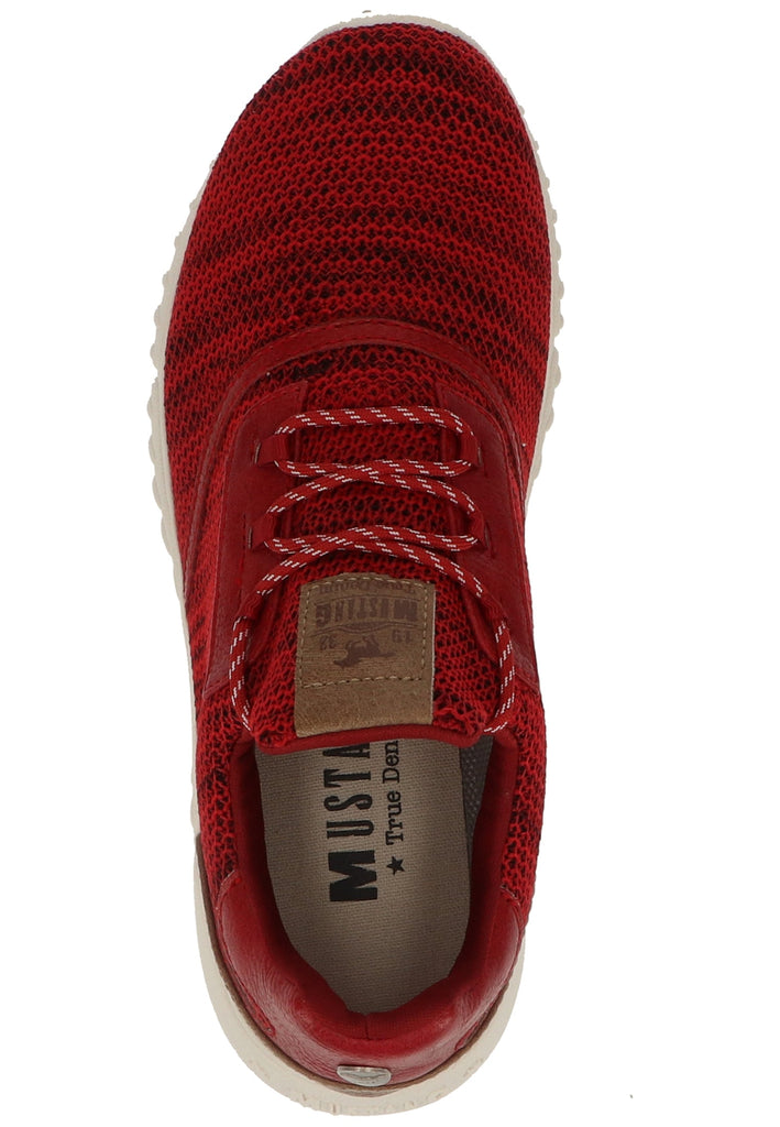 Mustang Sneaker Lederimitat/Textil Rot