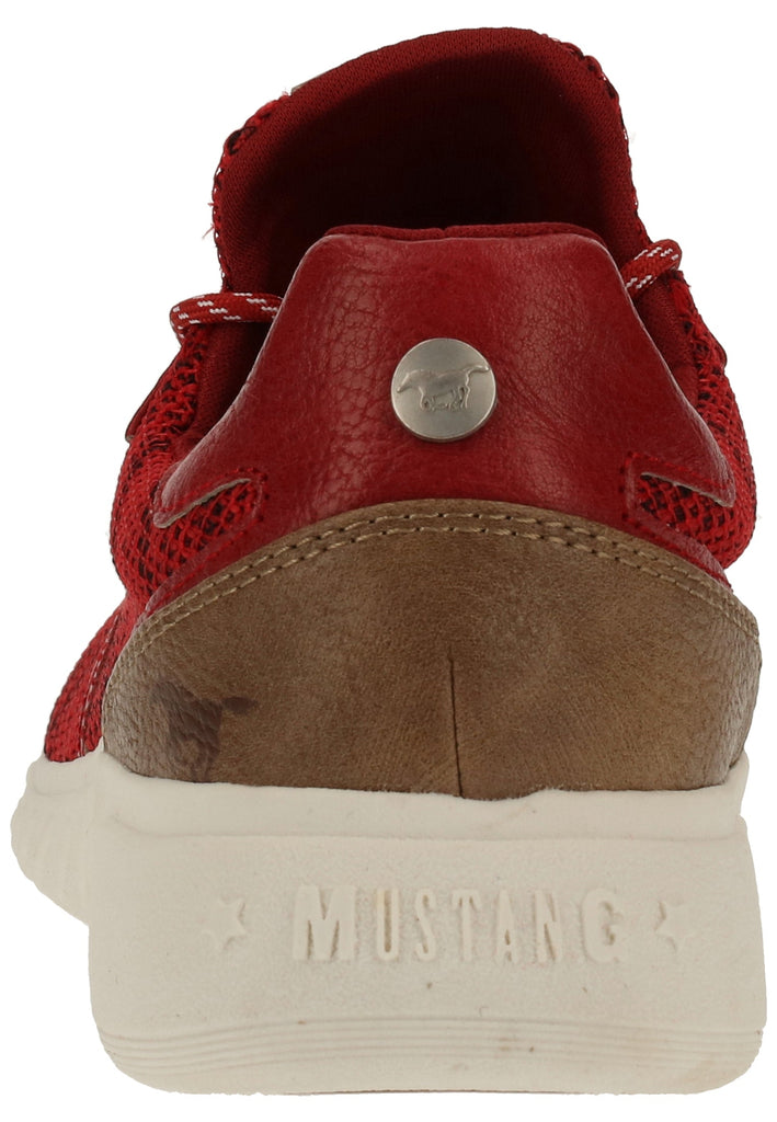 Mustang Sneaker Lederimitat/Textil Rot