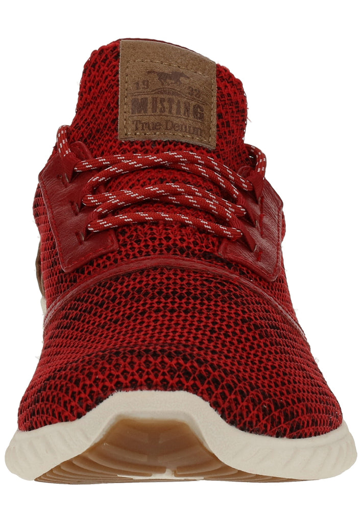 Mustang Sneaker Lederimitat/Textil Rot
